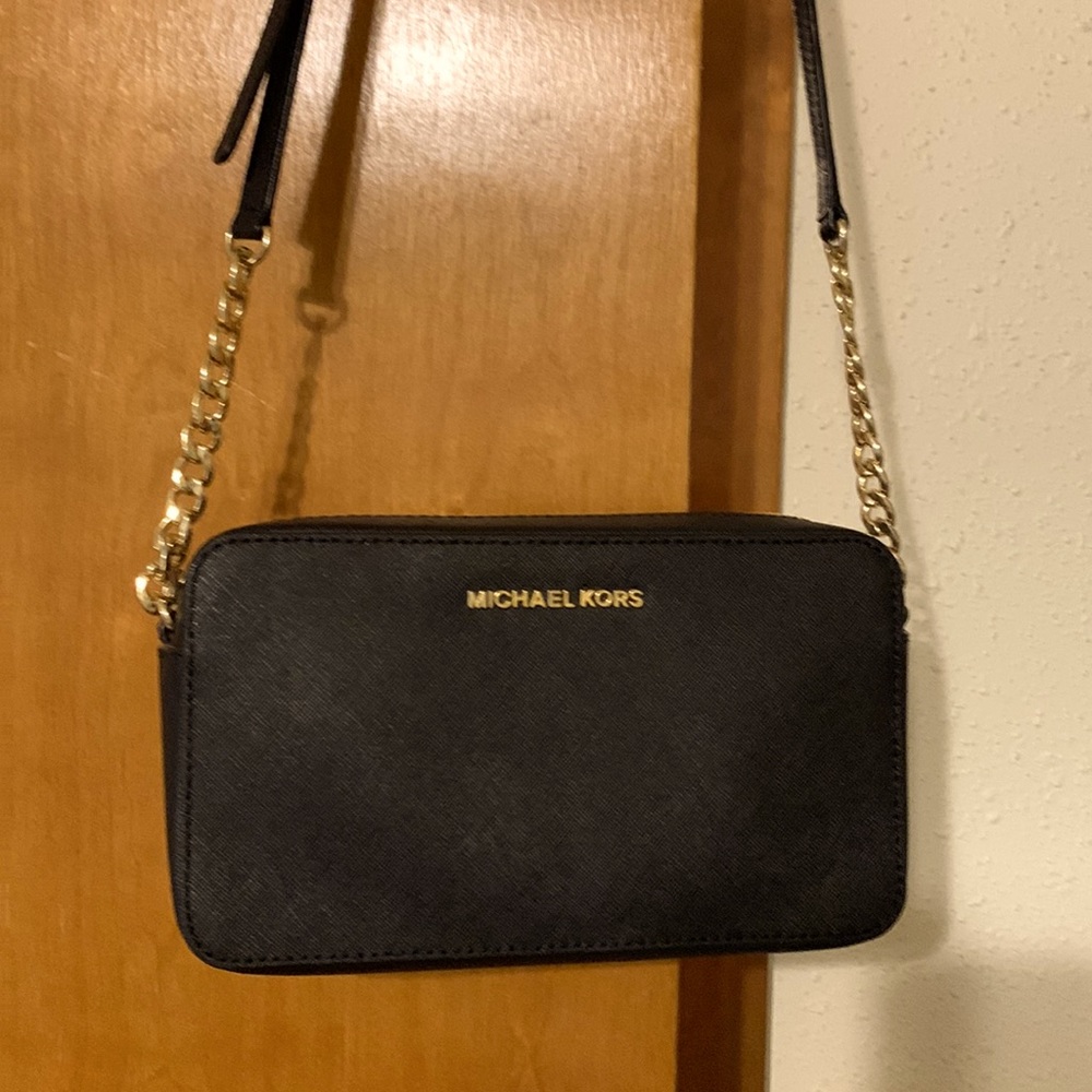 Michael Kors black Crossbody Purse